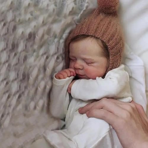 RXDOLL Sleeping Reborn Babypuppen Silikon Ganzkörper Junge 18 Zoll Realistische Reborn Neugeborene Puppen Anatomisch Korrekt Real Life Babypuppe Waschbar Junge Posable Toys RXDOLL Sleeping Reborn Babypuppen Silikon Ganzkörper Junge 18 Zoll Realistische Reborn Neugeborene Puppen Anatomisch Korrekt Real Life Babypuppe Waschbar Junge Posable Toys von RXDOLL