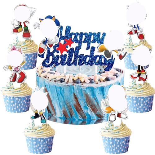 Cartoon Cake Topper, Cake Topper Kinder, Cupcake Topper Kinder, Topper für Torte Kinder, Cake Topper Geburtstag, Geeignet für Kindergeburtstage und Cartoon-Mottopartys Cartoon Cake Topper, Cake Topper Kinder, Cupcake Topper Kinder, Topper für Torte Kinder, Cake Topper Geburtstag, Geeignet für Kindergeburtstage und Cartoon-Mottopartys von RXSPOYLY