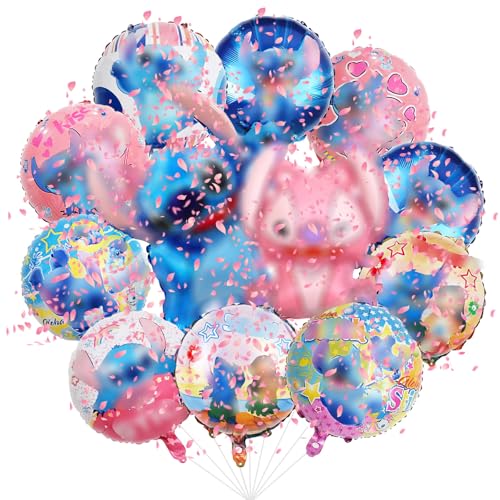 Luftballons Geburtstag,12 Stück Cartoon Luftballons Geburtstag, Cartoon Luftballons Set, Animal Balloons, Kindergeburtstag Deko für Junge Mädchen Party Dekoration von RXSPOYLY