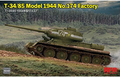 RYE FIELD MODEL RFM5040 T-34/85 Model 1944 No.174 Factory 1:35 von RYE FIELD MODEL