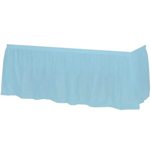 Kunststoff-Party-Tischrock for Happy Birthday, Party, Hochzeit, Festival-Dekoration(Blue Table Skirt) von RYRYR