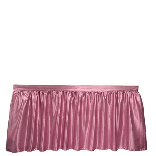 Party Tischröcke Tischdecke Glitter Sparkly Shimmer Rechteck Tischdecken for Geburtstagsparty-Event Hochzeitsdekor(Rose Pink,6ft 70x183cm) von RYRYR
