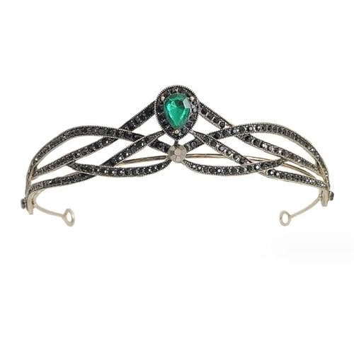 RYRYR Elfenprinzessin-Tiara, Kopfschmuck for Frauen, 1 Stück, Feen-Kopfschmuck, Stirnband, Vintage-Kristallkrone, Göttinnen-Haarband, Party-Cosplay-Accessoire RYRYR Elfenprinzessin-Tiara, Kopfschmuck for Frauen, 1 Stück, Feen-Kopfschmuck, Stirnband, Vintage-Kristallkrone, Göttinnen-Haarband, Party-Cosplay-Accessoire von RYRYR