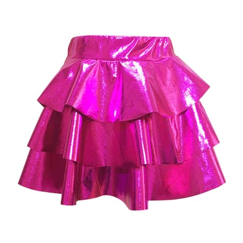 RYTEJFES Fransenrock Damen - Alien Kostüm Damen Rock Grün Damen Black Swan Kostüm Damen Kostüm Tinkerbell Damen Pfau Kostüm Damen Tüllrock Türkis Teufel Kostüm Damen Rosa Tüllrock Damen $ von RYTEJFES