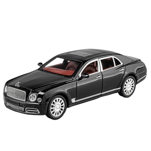 RYUEXING Für 1/24 Mushang Auto Legierung Simulation Auto Modell Spielzeug Sammlung Ornamente (schwarz) von RYUEXING