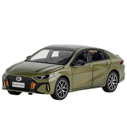 RYUEXING Für 1/24 Trumpchi Yingleo Legierung Simulation Auto Modell Spielzeugsammlung Ornamente (grün) von RYUEXING