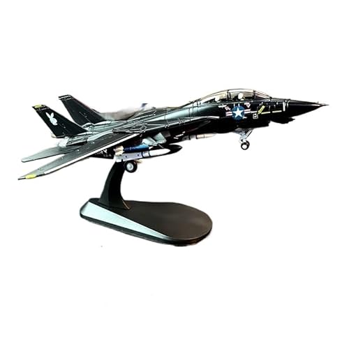 RYUEXING for 1/100 Alloy Aircraft F-14 Fighter Aircraft Into VX4 Squadron Paint Finished Metal Statisches Modell Sammlerornament von RYUEXING