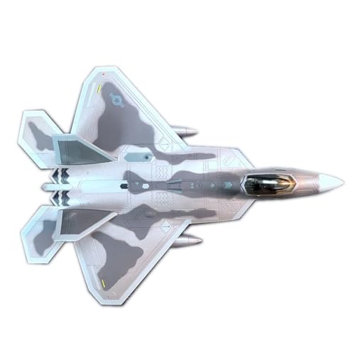 RYUEXING for 1/100 Legierung Flugzeug F22 Raptor Fighter Metall Modell Fertige Sammlung Ornament von RYUEXING
