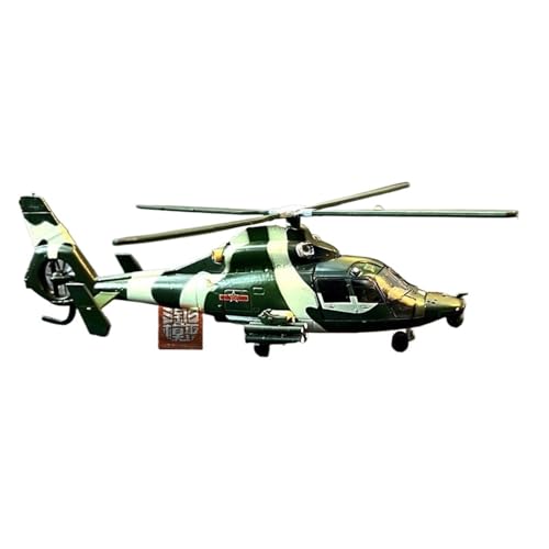 RYUEXING for 1/100 Legierung Flugzeug Modell Chinesische Militär Flugzeug Serie Gerade Neun Bewaffneten Hubschrauber Metall Modell Fertige Sammlung Ornamente von RYUEXING