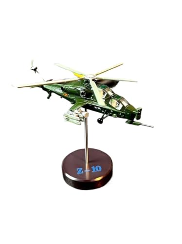 RYUEXING for 1/100 Legierung Flugzeug Modell Chinesische Militär Flugzeug Serie Gerade Zehn Bewaffnete Hubschrauber Rotorcraft Fertige Sammlung Ornamente von RYUEXING