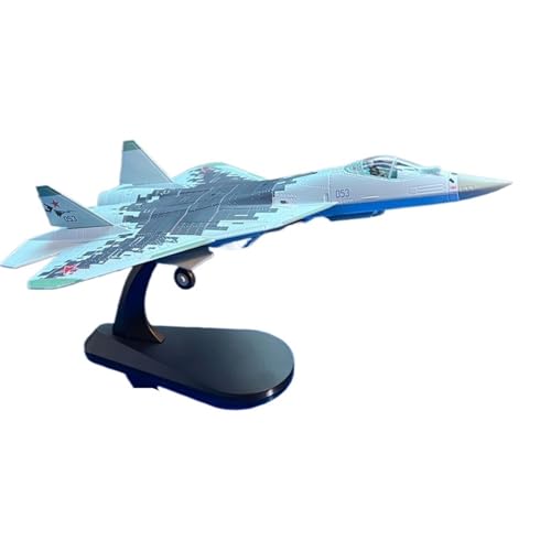 RYUEXING for 1/100 Legierung Flugzeug Russische SU-57 Kämpfer Fertig Metall Modell Fertig Sammlung Ornament von RYUEXING