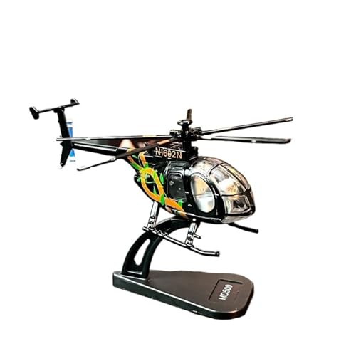 RYUEXING for 1/100 Legierung Hubschrauber Modell Bird MD500 Hubschrauber Rotorcraft Fertige Sammlung Ornamente von RYUEXING