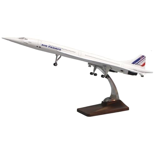 RYUEXING for 1/125 50 cm Mit Rädern Und Lichtern British Air France Supersonic Concorde Flugzeugmodell Simulation Flugzeugmodell Sammlung Ornamente von RYUEXING