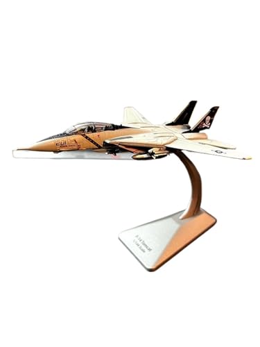 RYUEXING for 1/144 Legierung Flugzeug F-14 Kämpfer Metall Modell Piraten Flagge Malerei Fertige Sammlung Ornamente von RYUEXING