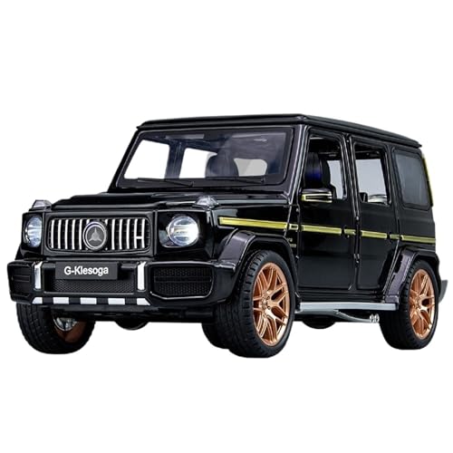 RYUEXING for 1/18 G63 Off-Road Simulation Legierung Auto Modell Mit Sound Und Licht Multi-Funktion Interaktive Kinder Spielzeug Sammlung Ornamente(Black) von RYUEXING