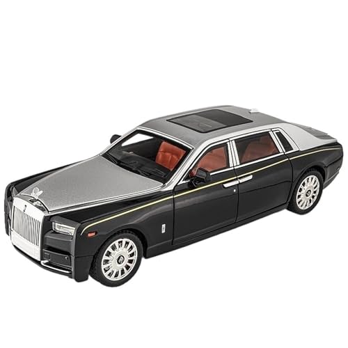 RYUEXING for 1/18 Mirage Simulation Legierung Auto Modell Mit Sound Und Licht Multi-Funktion Interaktive Kinder Spielzeug Sammlung Ornamente(Silver) von RYUEXING