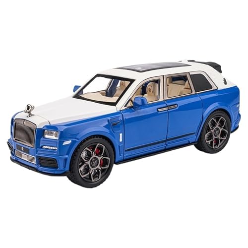 RYUEXING for 1/22 Cullinan Off-Road Simulation Legierung Auto Modell Mit Sound Und Licht Multi-Funktion Interaktive Kinder Spielzeug Sammlung Ornamente(Blue) von RYUEXING