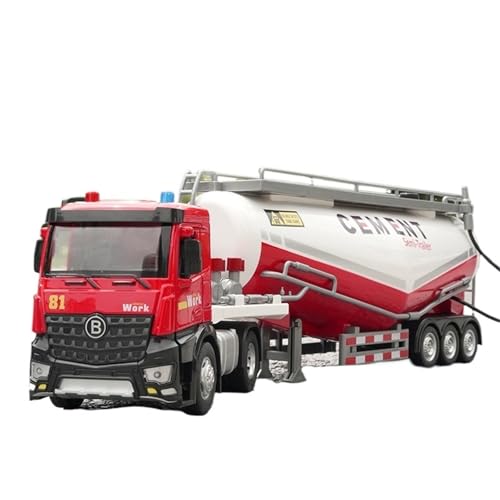 RYUEXING for 1/22 Erweiterte Legierung LKW Simulation Legierung Auto Modell Mit Sound Und Licht Multi-Funktion Interaktive Kinder Spielzeug Sammlung Ornamente(Red) von RYUEXING