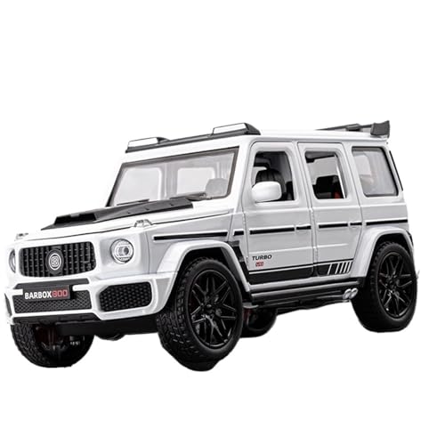 RYUEXING for 1/22 G800 Geländewagen Simulation Legierung Druckguss Automodell Kinderspielzeug Sammlung Ornamente(White) von RYUEXING