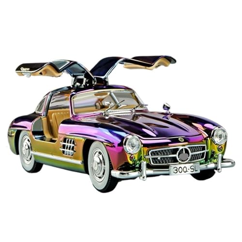 RYUEXING for 1/24 300SL Klassische Auto Simulation Legierung Auto Modell Sammlung Ornamente(Purple) von RYUEXING