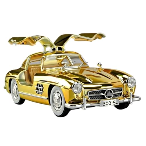 RYUEXING for 1/24 300SL Klassische Auto Simulation Legierung Auto Modell Sammlung Ornamente(Yellow) von RYUEXING