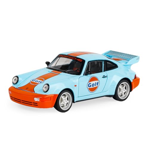 RYUEXING for 1/24 964 Gulf Oil Version Sportwagen Simulation Legierung Druckguss Automodell Kinderspielzeug Sammlung Ornamente von RYUEXING