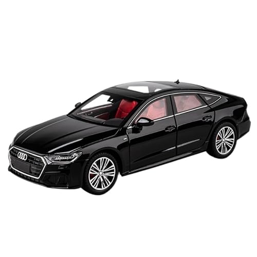 RYUEXING for 1/24 A7 Auto Simulation Legierung Druckguss Auto Modell Kinder Spielzeug Sammlung Ornamente(Black) von RYUEXING