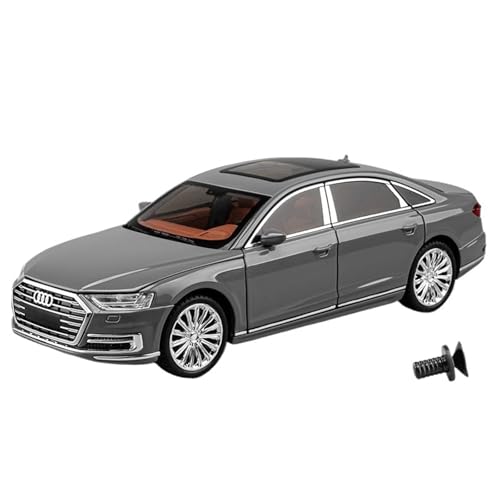 RYUEXING for 1/24 A8 Simulation Legierung Druckguss Automodell Kinderspielzeug Sammlung Ornamente(Gray) von RYUEXING