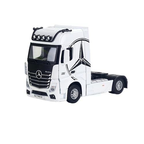 RYUEXING for 1/24 Anhängerkopf Simulation Legierung Druckguss Automodell Kinderspielzeug Sammlung Ornamente(White) von RYUEXING