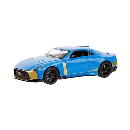 RYUEXING for 1/24 Ares GTR 50 Sportwagen Echtes Legierungsdruckguss-Automodell Kinderspielzeug-Kollektion Ornamente(Blue) von RYUEXING