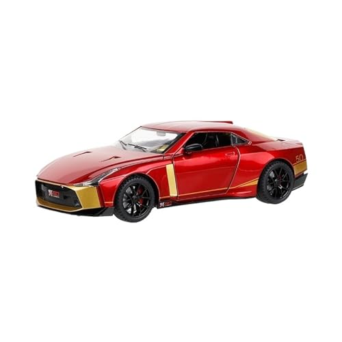 RYUEXING for 1/24 Ares GTR 50 Sportwagen Echtes Legierungsdruckguss-Automodell Kinderspielzeug-Kollektion Ornamente(Red) von RYUEXING