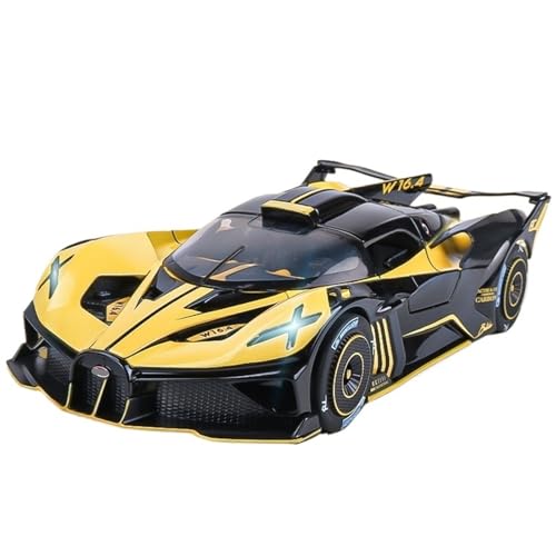 RYUEXING for 1/24 Bolide Racing Simulation Legierung Auto Modell Sammlung Ornamente(Yellow) von RYUEXING