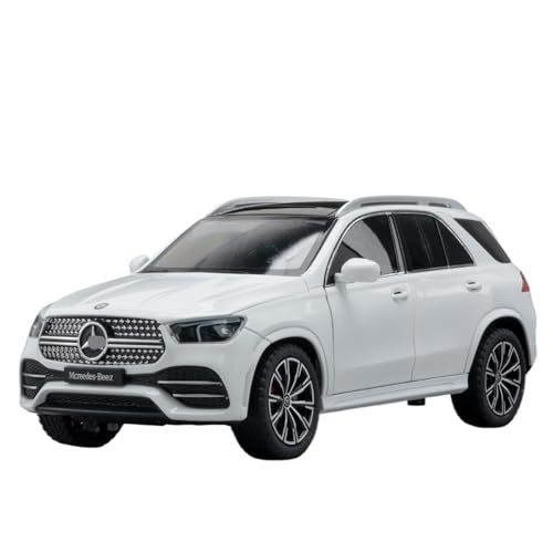 RYUEXING for 1/24 Da Ben GLE Geländewagen Simulation Legierung Auto Modell Spielzeug Sammlung Ornamente(White) von RYUEXING