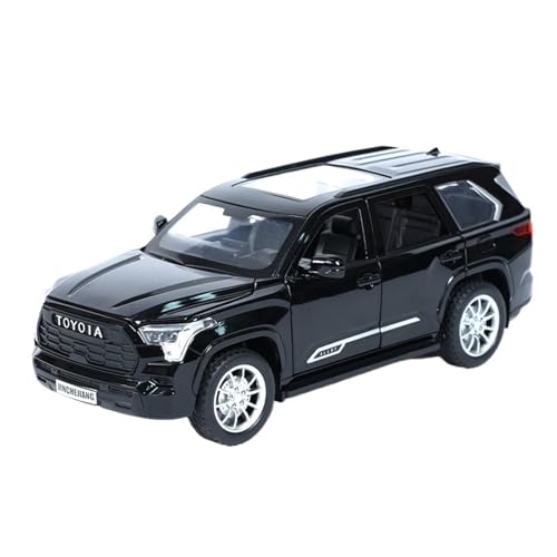 RYUEXING for 1/24 Doppelspray Sequoia Geländewagen Simulation Legierung Druckguss Automodell Kinderspielzeug Sammlung Ornamente(Black) von RYUEXING