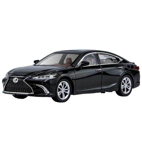 RYUEXING for 1/24 ES300 Auto Simulation Legierung Druckguss Auto Modell Kinder Spielzeug Sammlung Ornamente(Black) von RYUEXING