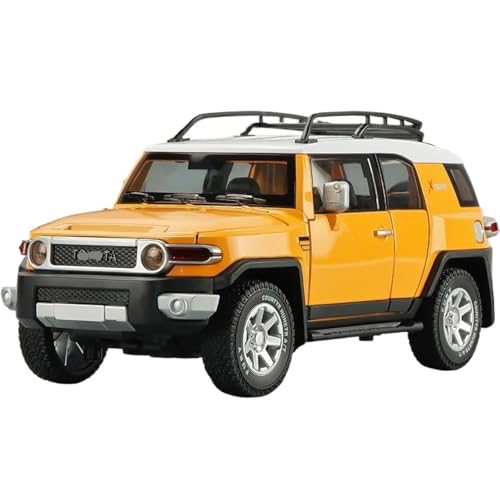 RYUEXING for 1/24 FJ Road Cruiser Geländewagen Simulation Legierung Auto Modell Sammlung Ornamente(Yellow) von RYUEXING