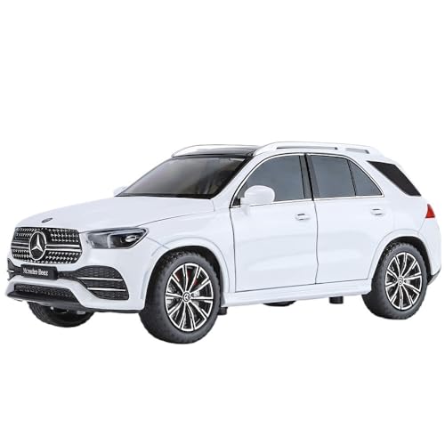 RYUEXING for 1/24 GLE Geländewagen Simulation Legierung Druckguss Automodell Kinderspielzeug Sammlung Ornamente(White) von RYUEXING