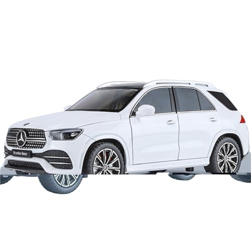 RYUEXING for 1/24 GLE Geländewagen Simulation Legierung Druckguss Automodell Kinderspielzeug Sammlung Ornamente(White) von RYUEXING