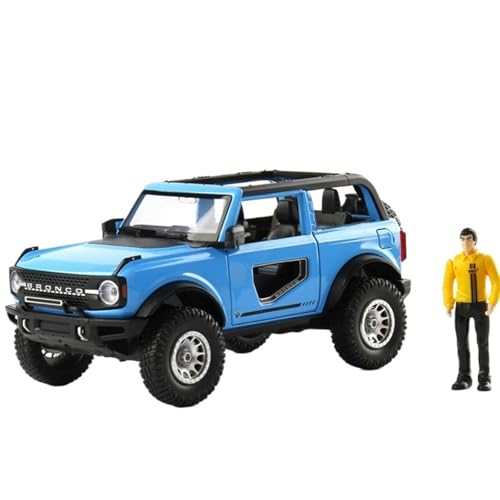 RYUEXING for 1/24 Hippocampus Cabrio Geländewagen Simulation Legierung Druckguss Automodell Kinderspielzeug Sammlung Ornamente(Blue) von RYUEXING