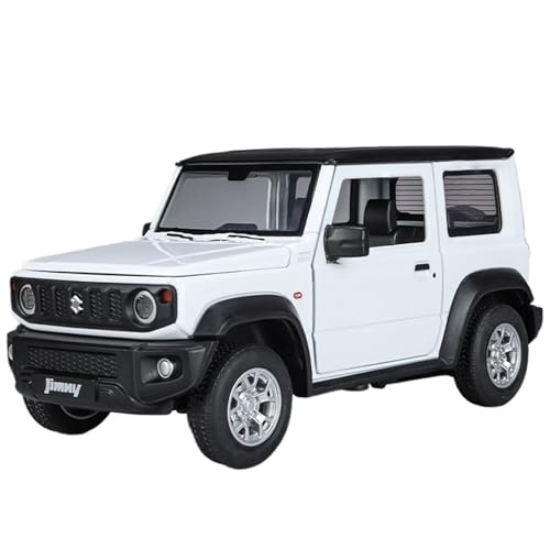 RYUEXING for 1/24 Jimny Geländewagen Simulation Legierung Automodell Kinderspielzeug Sammlung Ornamente(White) von RYUEXING