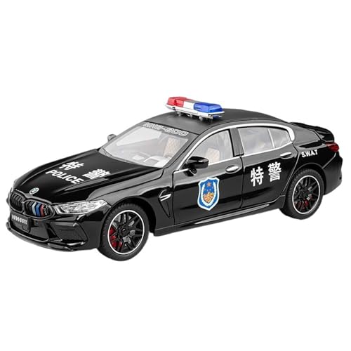 RYUEXING for 1/24 M8 Polizei Auto Simulation Legierung Druckguss Auto Modell Kinder Spielzeug Sammlung Ornamente(Black) von RYUEXING