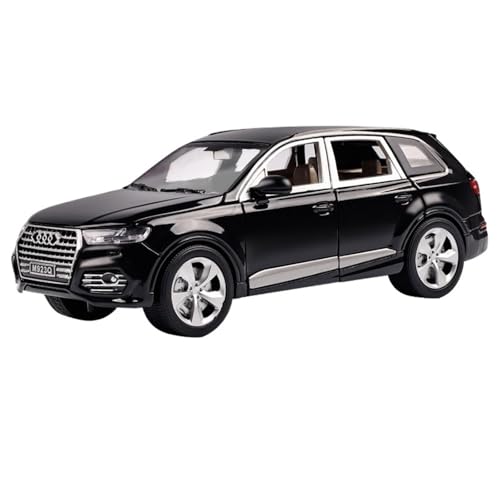 RYUEXING for 1/24 Q7 Off-Road Simulation Legierung Auto Modell Mit Sound Und Licht Multi-Funktion Interaktive Kinder Spielzeug Sammlung Ornamente(Black) von RYUEXING