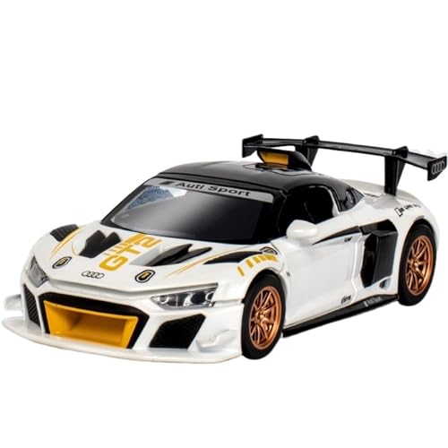 RYUEXING for 1/24 RB LMS GT2 Track Hardcover-Version Simulation Legierung Druckguss Automodell Kinderspielzeug Sammlung Ornamente(White) von RYUEXING