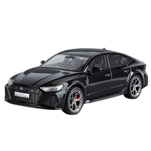 RYUEXING for 1/24 RS7 Simulierte Legierung Auto Modell Ornament Spielzeug(Black) von RYUEXING