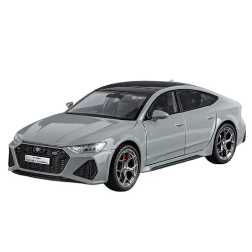 RYUEXING for 1/24 RS7 Simulierte Legierung Auto Modell Ornament Spielzeug(Gray) von RYUEXING