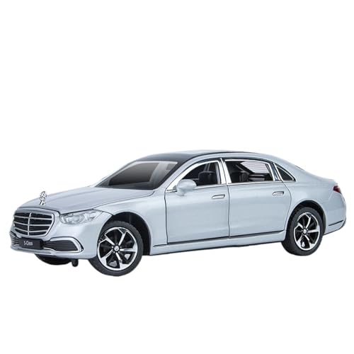 RYUEXING for 1/24 S400L Simulation Legierung Druckguss Auto Modell Kinder Spielzeug Sammlung Ornamente(White) von RYUEXING
