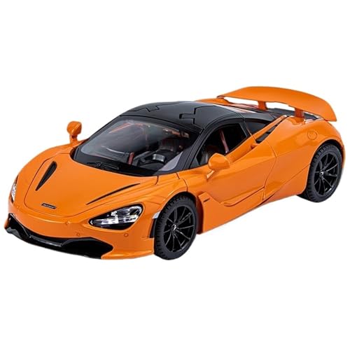 RYUEXING for 1/24 Sportwagen 720S Simulation Legierung Druckguss Automodell Kinderspielzeug Sammlung Ornamente(Orange) von RYUEXING