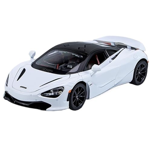 RYUEXING for 1/24 Sportwagen 720S Simulation Legierung Druckguss Automodell Kinderspielzeug Sammlung Ornamente(White) von RYUEXING