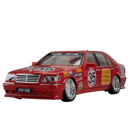 RYUEXING for 1/24 W140 3O0SEL Tigerkopf Modifizierte Version Simulierte Legierung Automodell Spielzeugsammlung Ornamente von RYUEXING