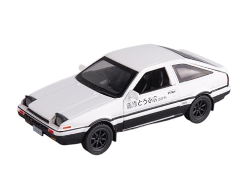 RYUEXING for 1/32 AE86 Akira Sportwagen Simulation Legierung Druckguss Automodell Kinderspielzeug Sammlung Ornamente(White) von RYUEXING